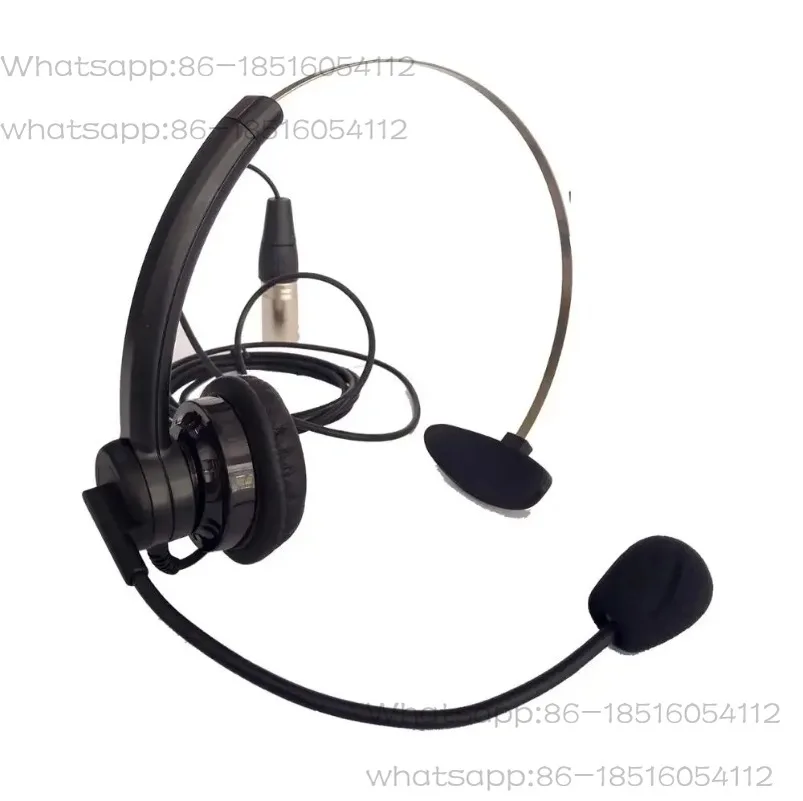 

For TELIKOU NE-11 Super Light Headband Headset with Microphone Intercom Headset XLR Connector 4 Pin 5pin