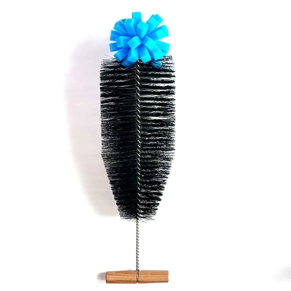 New Long Handle Bottle Brush Cleaning Tool Glassware Cleaning Brush Sponge Brush Glass Jars