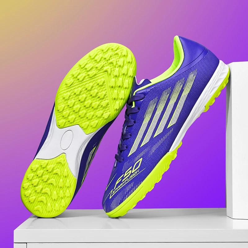 Novos homens profissionais botas de futebol macio tênis jogo sapatos de futebol ultraleve futsal de alta qualidade tf/fg unisex venda quente chuteiras