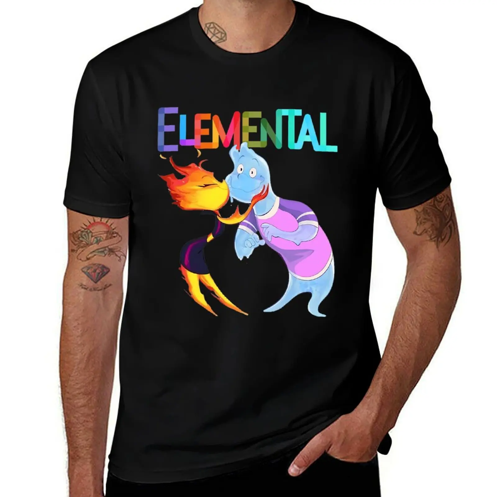 Elemental - Wade & Ember T-Shirt Sports Basic Short Sleeve T-Shirt