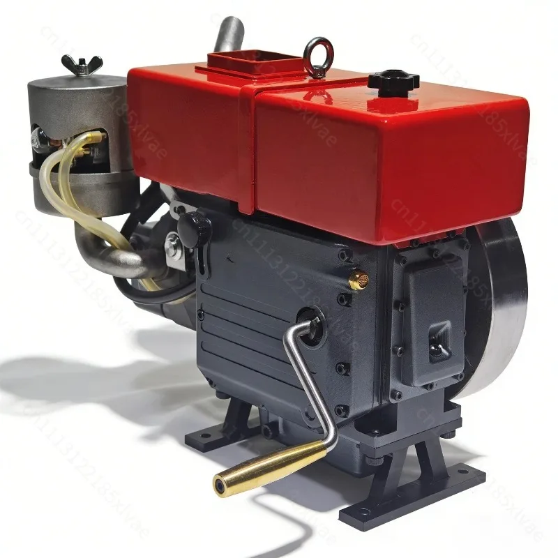 For Horizontal Single Cylinder Engine Model, Mini Metal Startable Vintage Tractor Internal Combustion Engine Display Kit