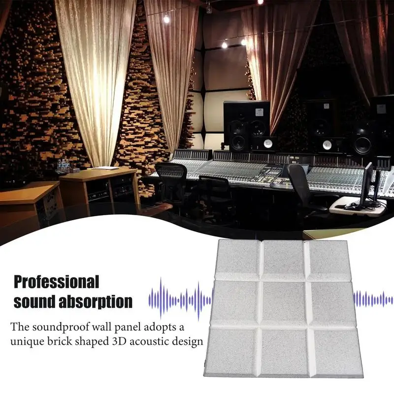 Acoustic Panels Adhesive 12x12x2inch Soundproof Wedge Panels Studio Soundproofing Wedges Soundproof Wedge Panels Sound Proof