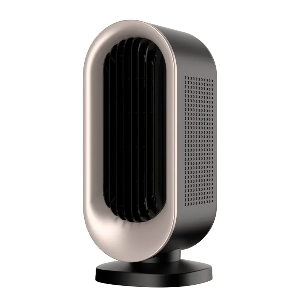 Portable Electric Heater 1200W with Overheat Protection Tip Over Power Off and Two Heat Levels for Home and Office