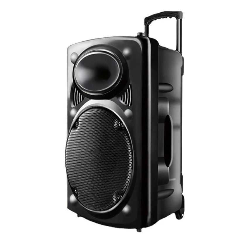 

High Power Lever Sound System, High Volume Outdoor Bluetooth Portable Speaker, Karaoke Wireless Microphone, Subwoofer