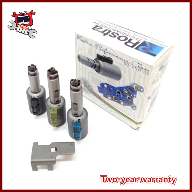 New Linear Solenoid Valve Set AW55-50SN AW55-51SN AF33-5 AW235 RE5F22A for Volvo Saab Alfa Chevy Gearbox Auto Parts  Transmissio