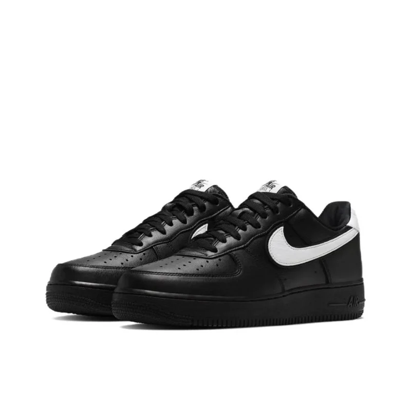 Nike Air Force 1 \'07 Low Top af1 Flax Wheat Black White classic Casual men women Sneakers Outdoor Sports Trainers