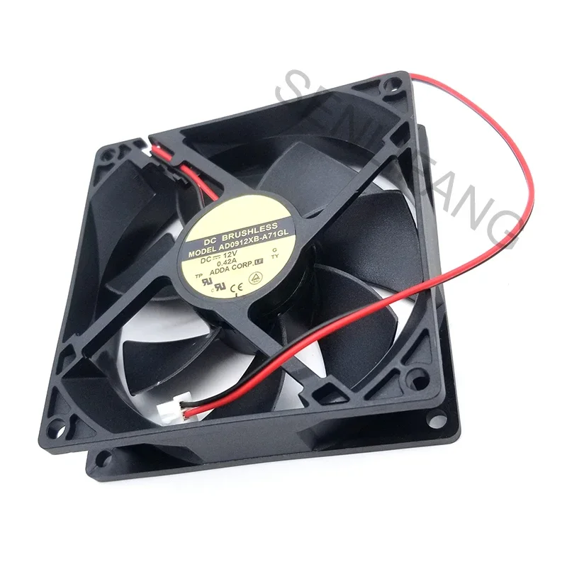 

Brand New AD0912XB-A71GL DC 12V 0.42A 90x90x25mm 2-wire Server Cooling Fan