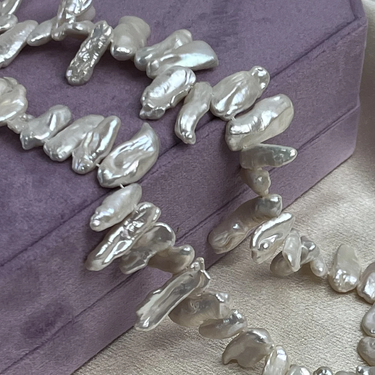 

Luxury Natural Freshwater Baroque Pearls Beaded Irregular Shape Loose Spacer Beads for Jewelry Making DIY Necklace Accessories