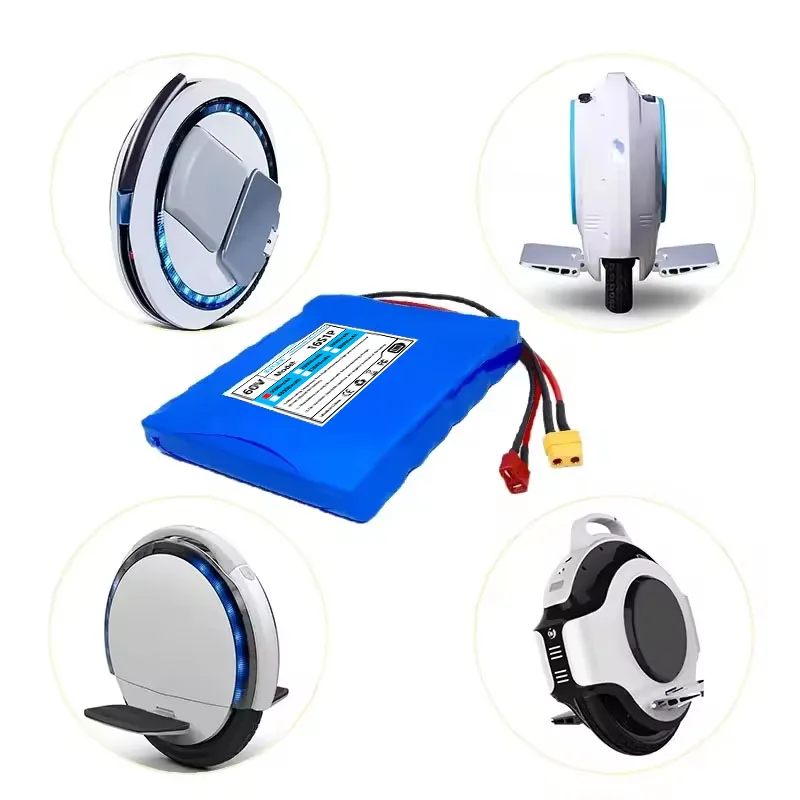 Batterie au lithium aste pour scams à fond automatique et monocycles électriques, 60V, 18650 Ah, 16S1P,3000mAh view 5