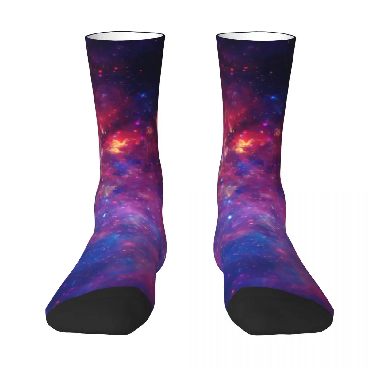 Colorful Night Sky Stockings Women Milky Way Galaxy Socks Quality Socks Autumn Climbing Non Slip Printed Socks Birthday Gift