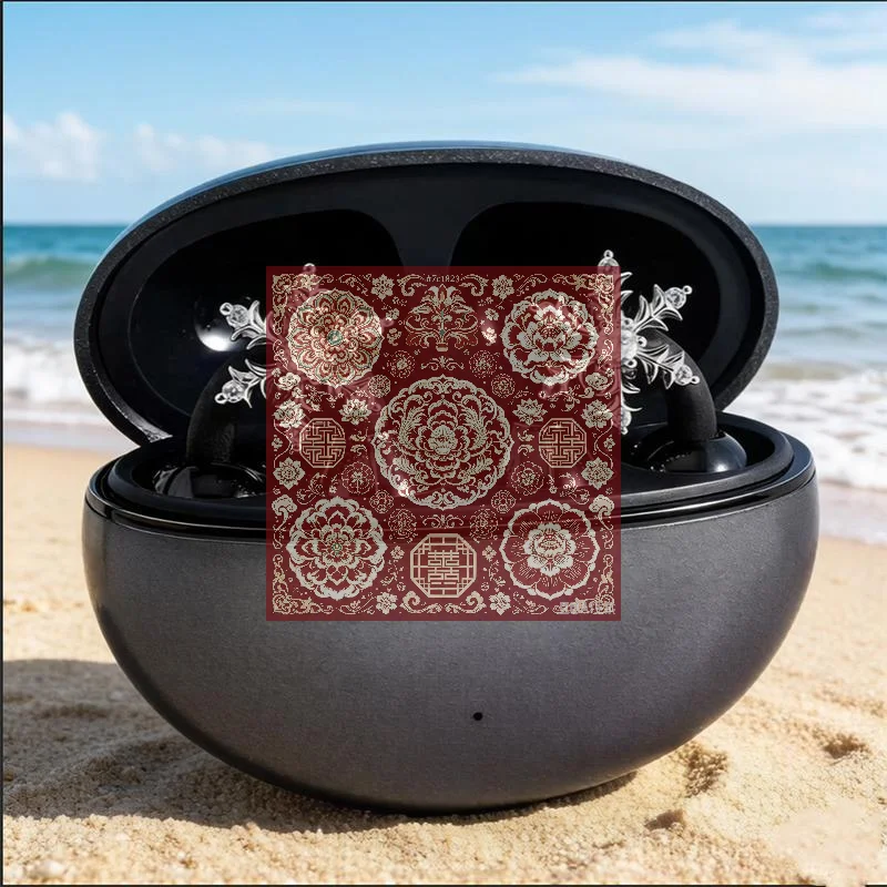 Bling Snowflake Shaped Cubic Zirconia Earbud Charms Earphone Clip On Decorative Accessories For Open Ear Wireless Headphones