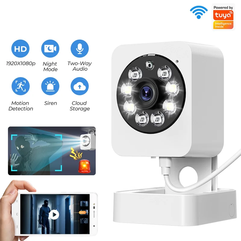 رائجة البيع 1080P واي فاي كاميرا تويا أمن الوطن الذكي PIR كشف الحركة البشرية كاميرا مراقبة CCTV اللاسلكية