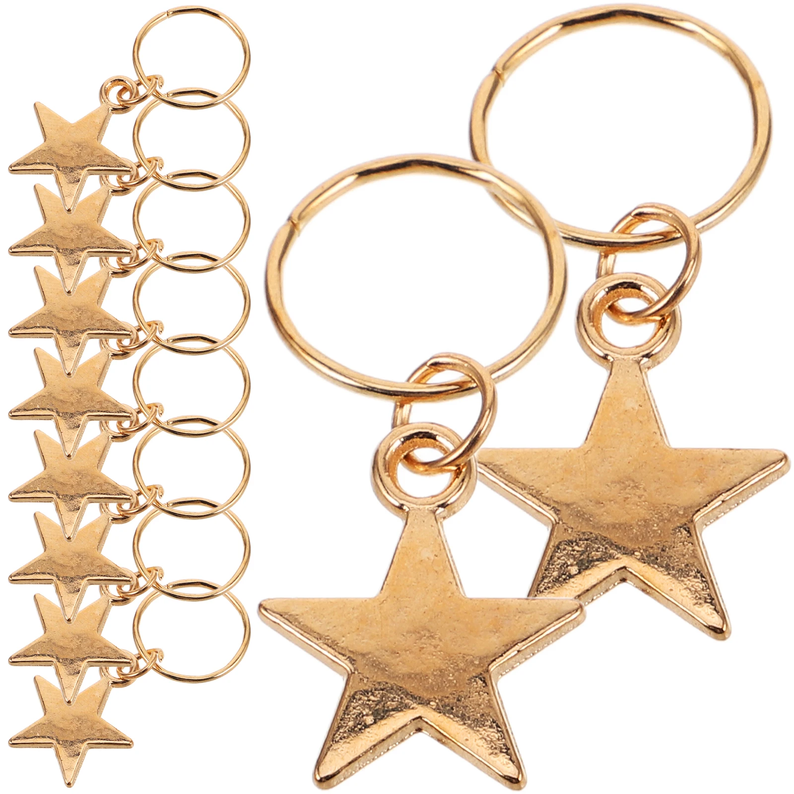 

20 Pcs Jewelry Fashion Accessories Star Pendant Charm Accessory Decoration Bead Kit Alloy