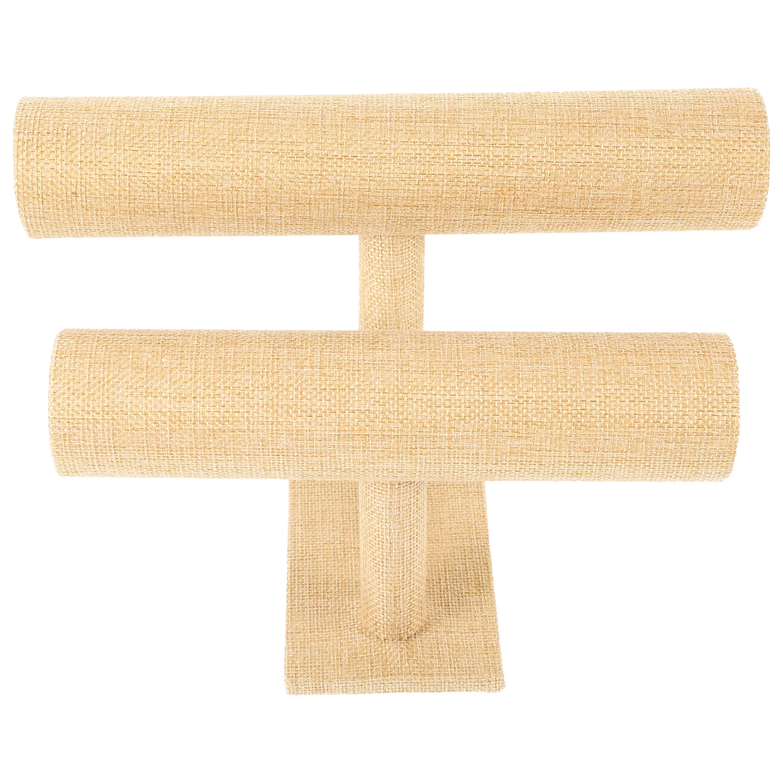 

Bracelet Display Stand 2 Tiers Headband Display Holder Jewelry Organizer Rustic Lightweight for Bracelets Hair Bands Home