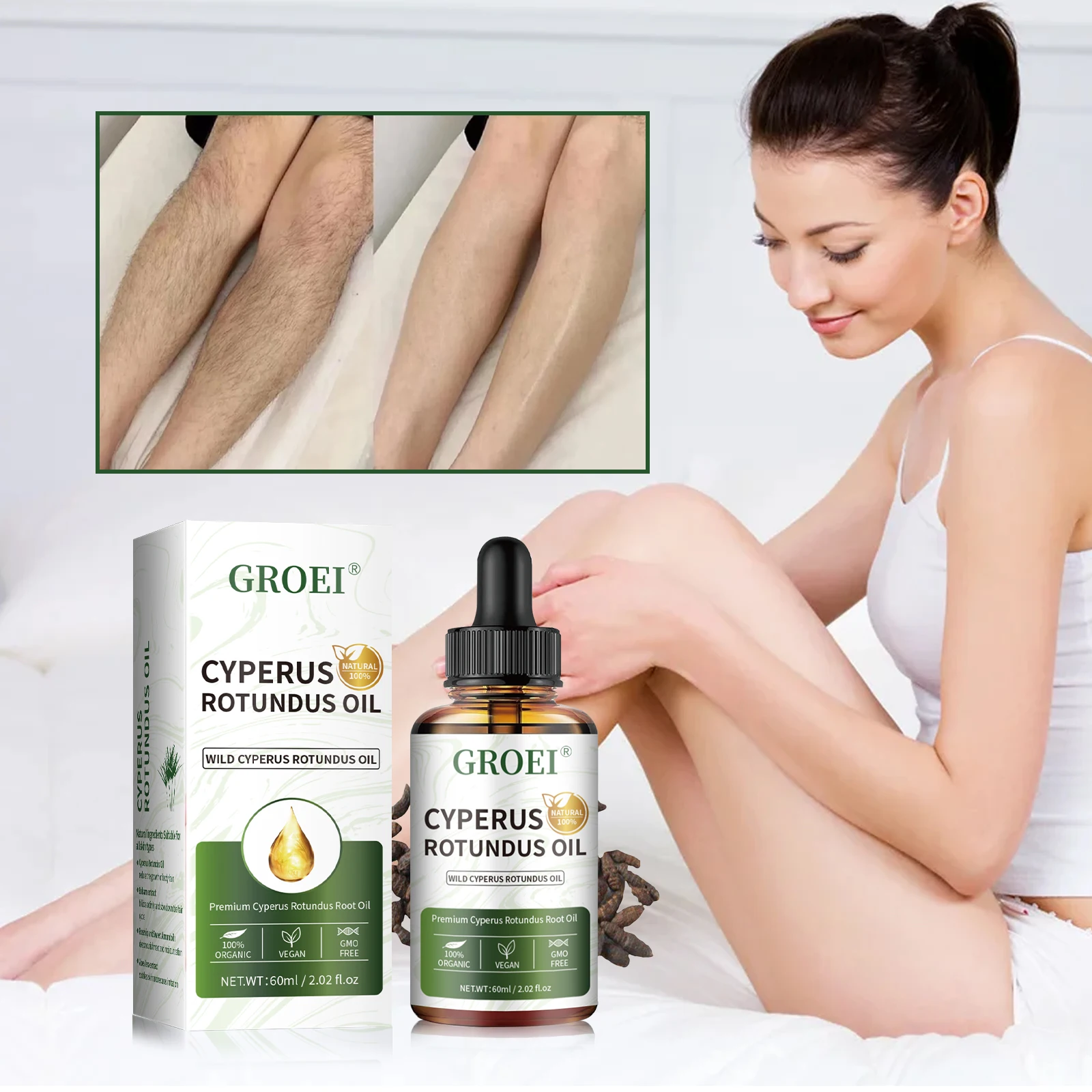 Permanent Hair inhibition Armpit Legs Arms Hair Growth Skin Care  Inhibitor Beauty Painless Hair Remover Body Essential Oil