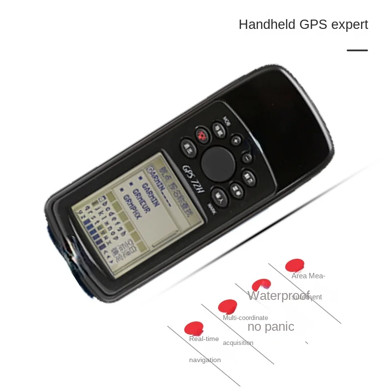 72H Handheld GPS Marine Outdoor Dotting Positioning Measuring Area Floatable Navigator