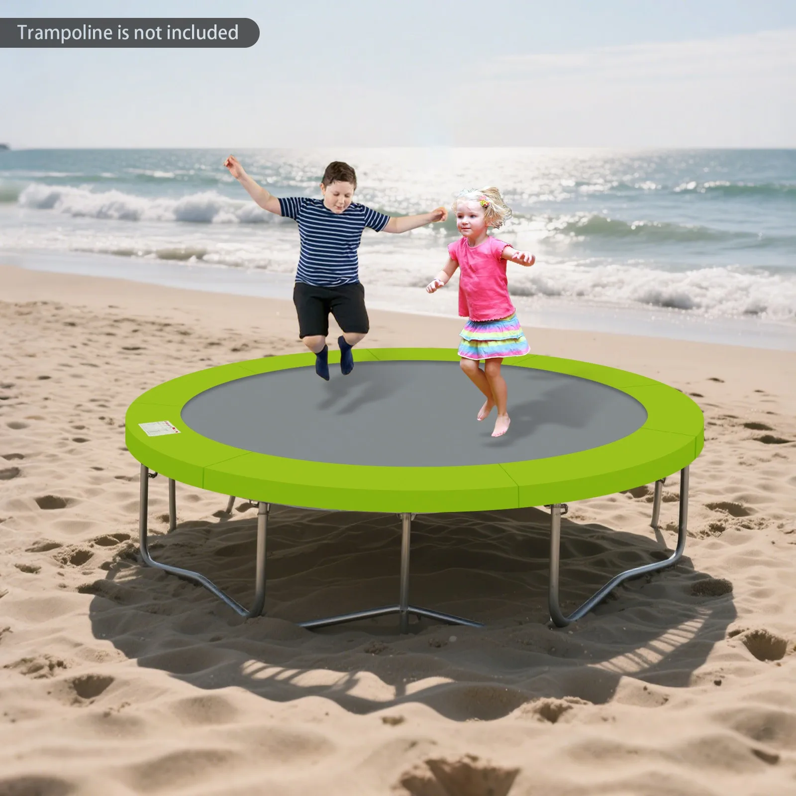 14 Ft Trampoline Edge Cover Safety Pad Spring Protection For Family Courtyards Parks Easy Installation