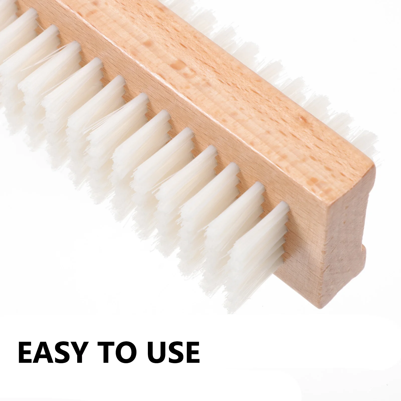 

Nail Brush Fingernail Dual sided Manicure Beech Wood Nylon Bristle H Foot Cleaner Gel Polish Dust Brushes Two Sided Nail