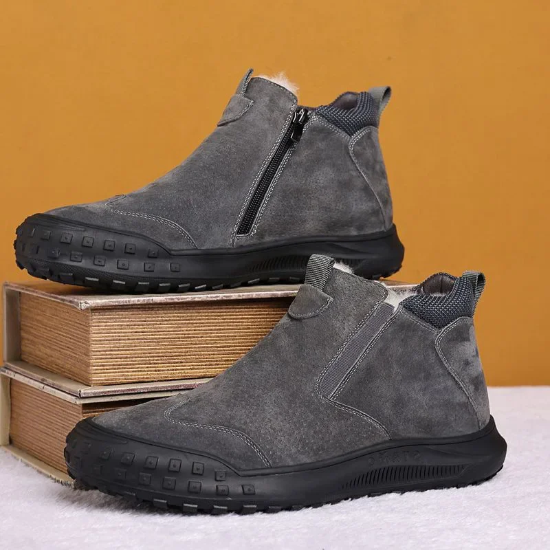 Botas Winter Mannen Katoen Schoen Heren Sneakers Plus Fluwelen Verdikte Mannen Schoen Koude Proof Warm Een Voet Hoge Top beste Enkellaars