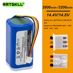 ロボット掃除機用リチウムイオンバッテリー,ロボット掃除機用14.4v,14.8v,3.2ah,18650,lectroux c30b,xr500,e30,procenic 800t,800 p,820p,820p,t 820秒