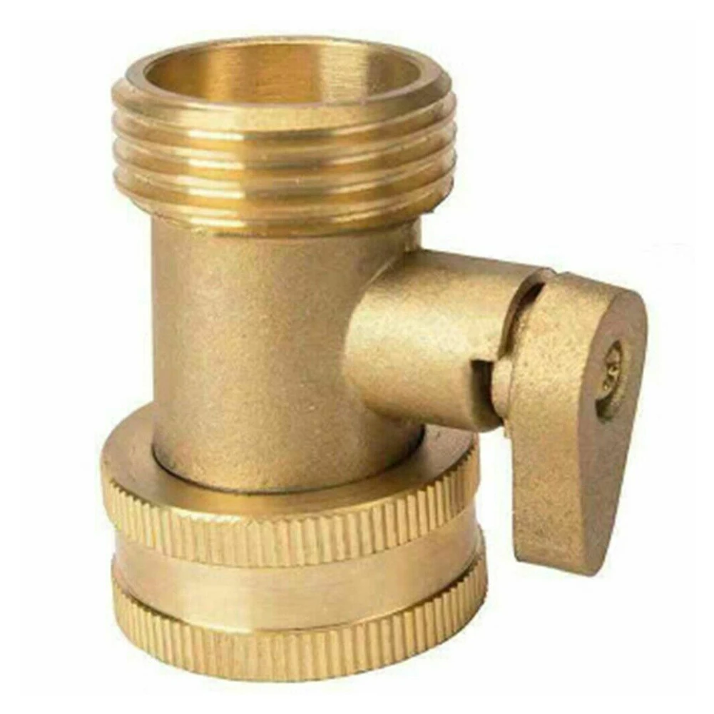 

3/4 Inch Garden Hose Adapter Shut Off Ball Valve Copper Faucet Connector Tube Joint Fitting Garden Watering Tools