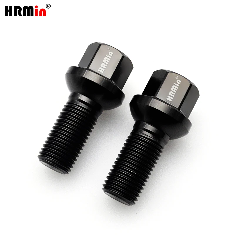 HRMin Gr5 titanium wheel lug bolt M14x1.5x28mm lock bolt for Mercedes-Benz,Maybach car