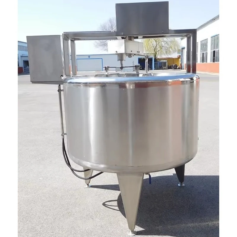 Commercial Mozzarella Cheese Making Machine Small Cheese Vat SS 304 Motor 220V/380V view 5