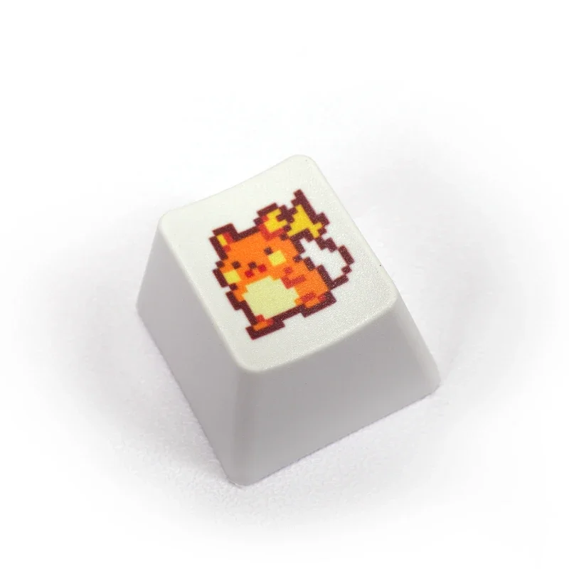 Pokémon Keycap Winkel Pixel Windkaart Anime Pikachu Charizard Blastoise Bulbasaur Poke Ball Pbt Creatief Mechanisch Toetsenbord