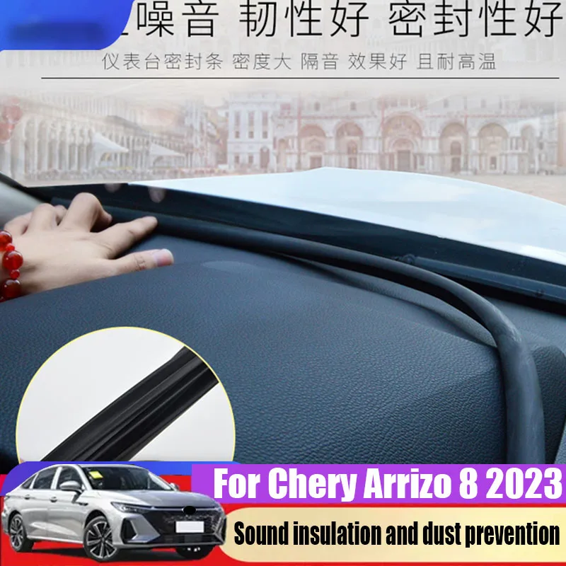 Sealing strip of central control instrument panel for sound insulation and dust prevention For Chery Arrizo 8 2023