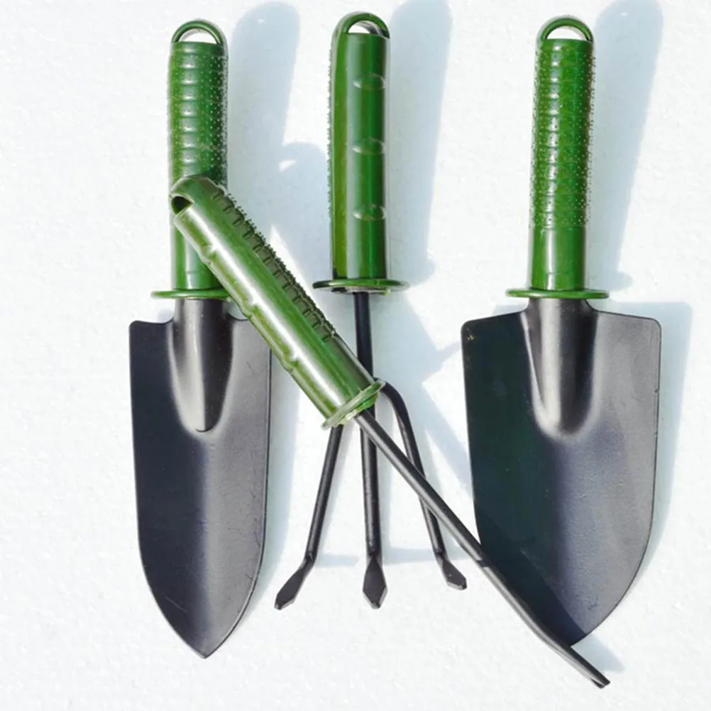 

4pcs Garden Tools Set Durable Mini Gardening Hand Shovel Rake Trowel Lightweight Small Tools For Indoor Plants Herbs Bonsai