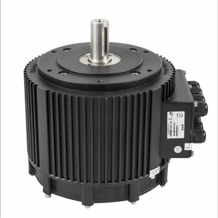 48 فولت 72 فولت 10KW 4500 دورة في الدقيقة محرك تبريد المياه عالية الطاقة سكوتر كهربائي فرش تيار مستمر محرك تبريد المياه آلة الحفر المحرك #3