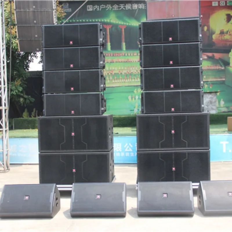 Dual 12 Inch 1400W RMS 2-Way Active Passive Line Array Professional Sound