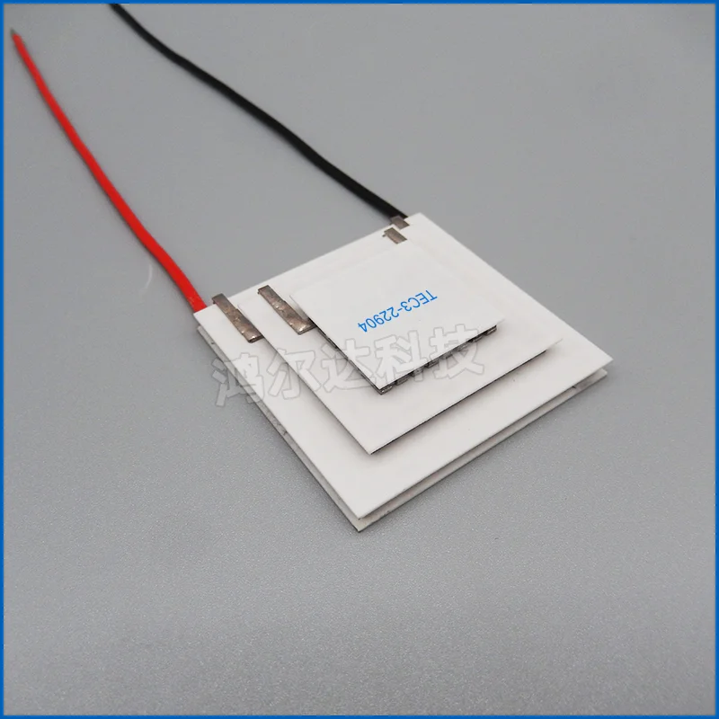 TEC3-22904 Three Stage Peltier Chip, 40×40mm 16V 13W, 90℃ Large Temperature Difference Thermoelectric Cooler