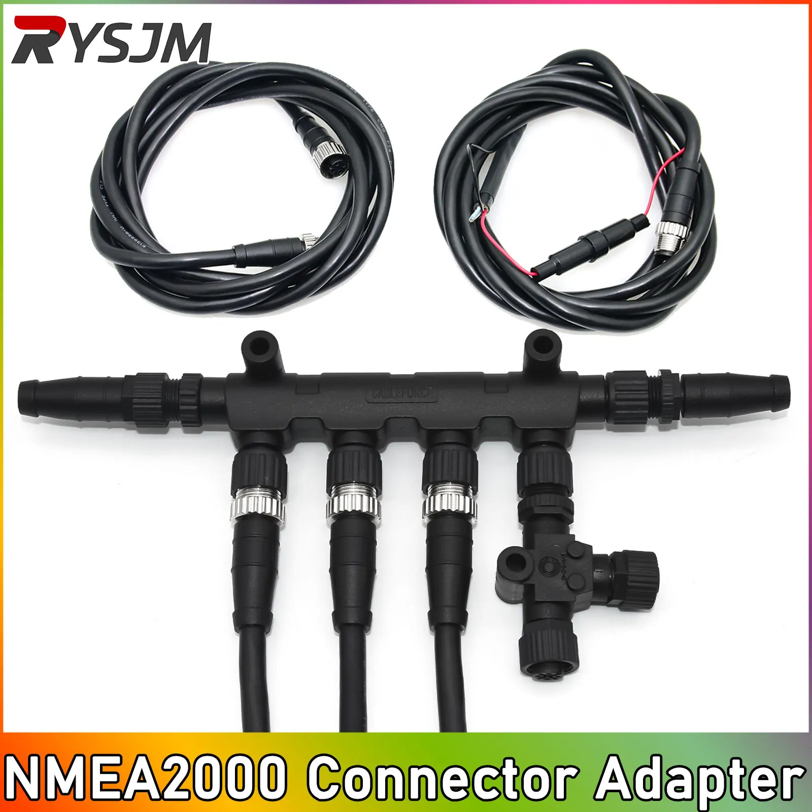 NMEA2000 Terminal Resistance Connector Adapter NMEA 2000 Cables Sockets Multifunction Converter 0.5m~4m Length Cables Connector