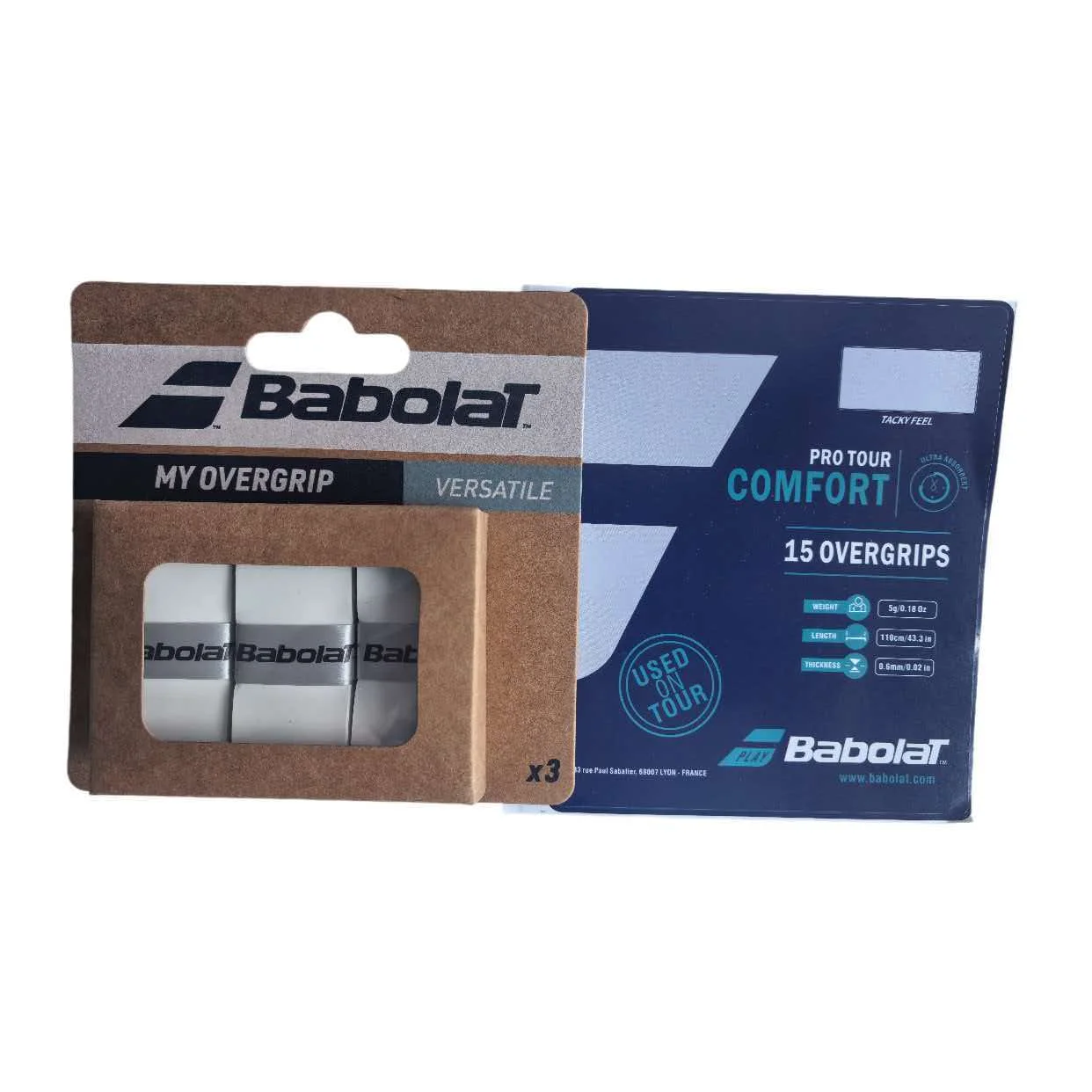 BabolaT Tennis Racket Overgrips Sweat Absorbent Badminton Racket Hand Glue Antiperspirant Sticky Anti-slip Special Handle Strap
