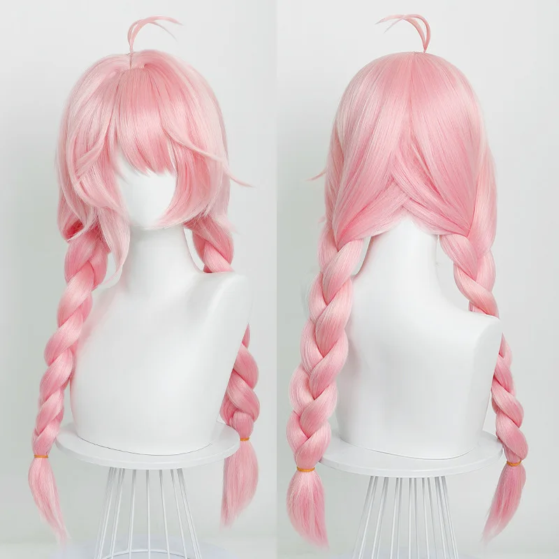 

Синтетический парик для косплея в стиле Yao, плетеный длинный хвост, волосы из смешанного пышного волокна для Хэллоуина, карнавальный костюм, ролевые игры