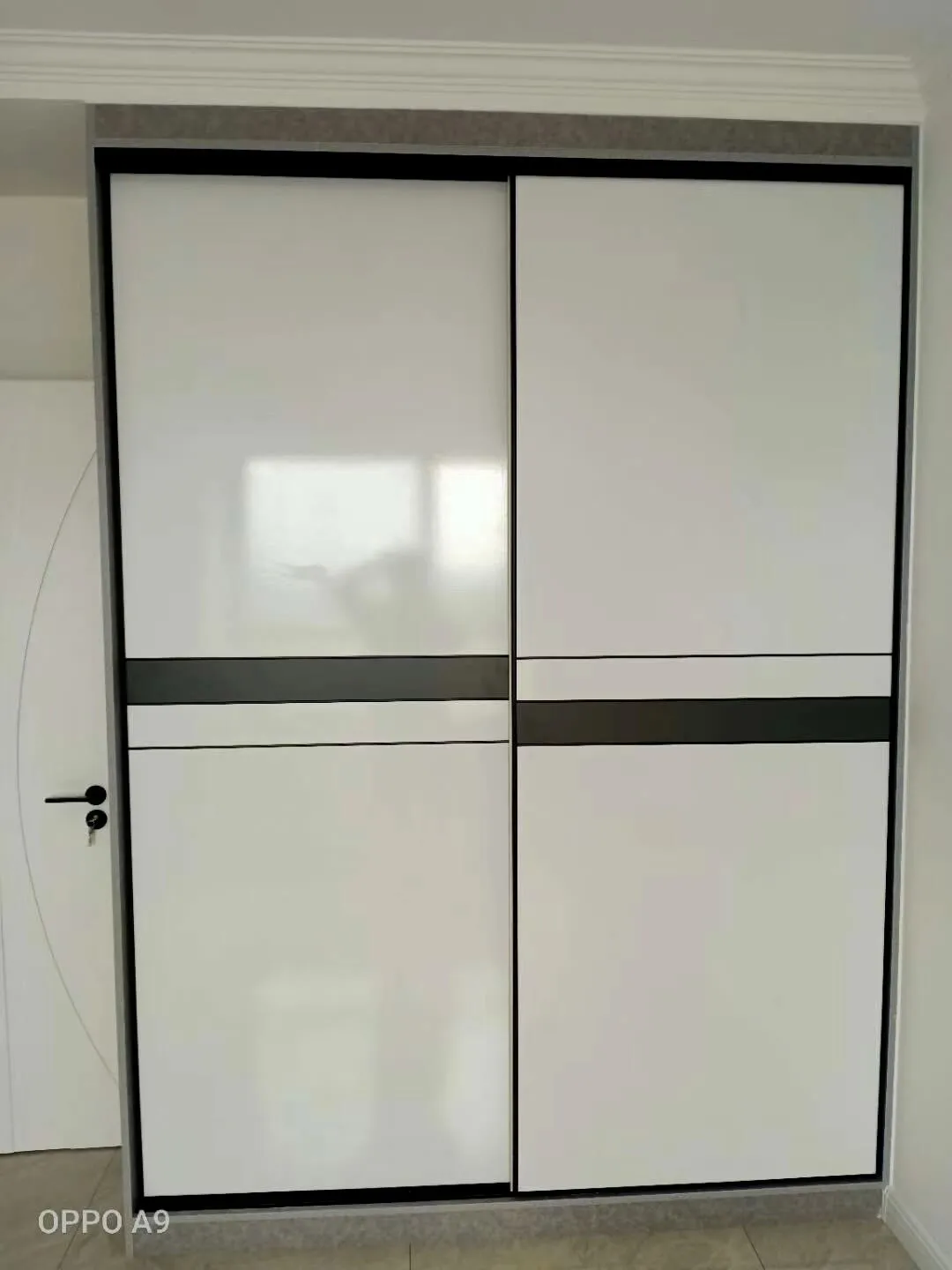 ^Solid Wood Freestanding Detachable Hinged Slab Door Wardrobe Eco-Friendly Design for Bedroom Modern Minimalist Small Apartment