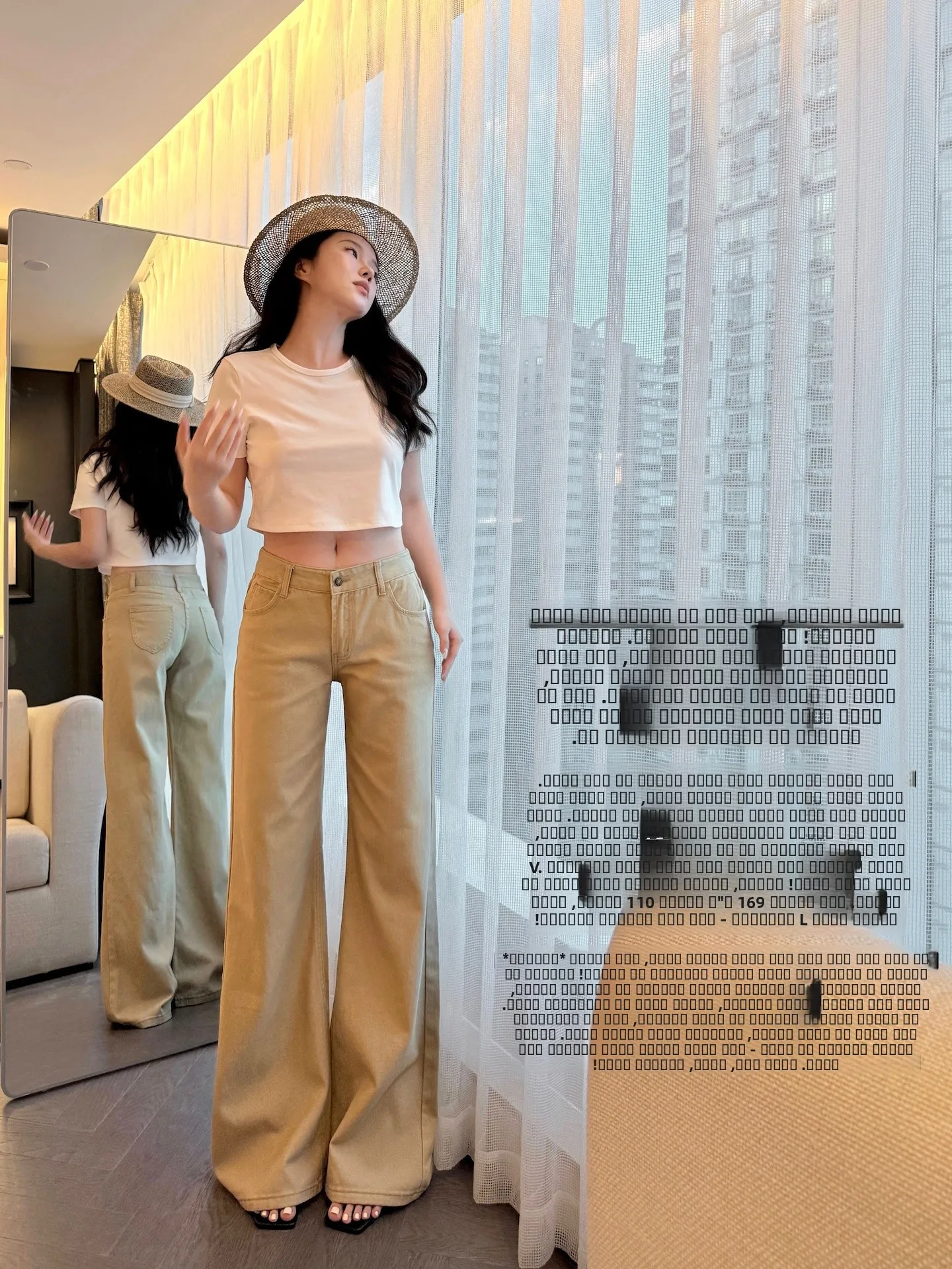 

Джинсы с высокой талией и широкими штанинами цвета хаки в стиле 90-х, джинсовые брюки-буткат с низкой посадкой, повседневные женские джинсы на молнии