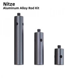 Nitze 15MM ALUMINUM ALLOY ROD KIT (1/2/3) WITH 1/4 THREAD - R15-1/4-KIT Thread for 15mm LWS and Studio Rod Based Systems Sturdy