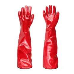 Heat Resistant Gloves for Grill BBQ, Waterproof Long Sleeve Grill Gloves for Fryer, Baking, Oven, Fireproof, Oil Resistant