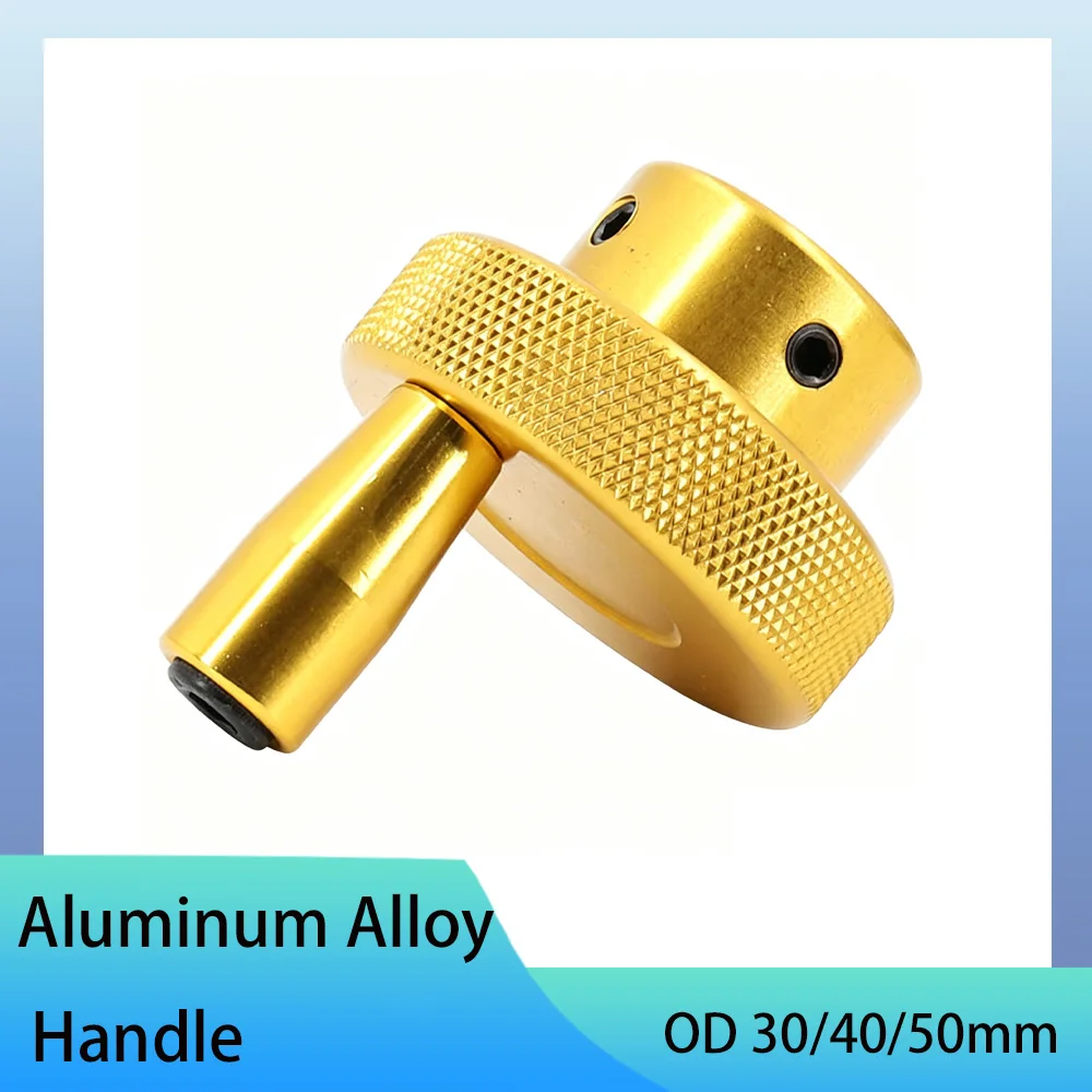1Pcs OD 30/40/50mm CNC Knurling Sliding Table Screw Rod Knob Crank Rotating Handle Embossed Stepper Motor Positioning Hand Wheel