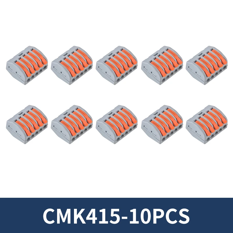 10/20 stuks Quick Push-in hendel draadconnector splitsen compacte terminal 2 3 4 5 poorten snelle en stabiele verbinding eenvoudige installatie