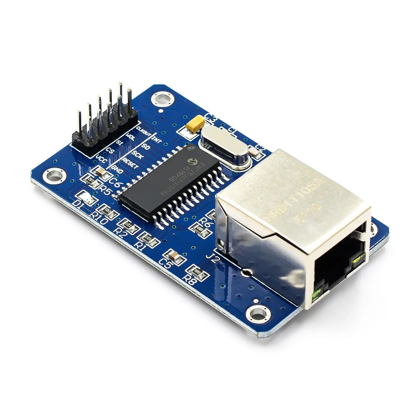 Módulo de red de interfaz SPI ENC28J60 Módulo Ethernet (versión mini) para arduino