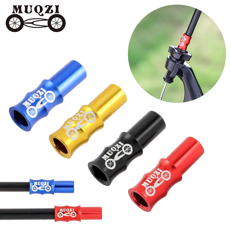 MUQZI 10pcs Bike Brake Cable End Cap MTB 4mm 5mm Brake Shift Cable Caps Mountain Road Bicycle Accessories