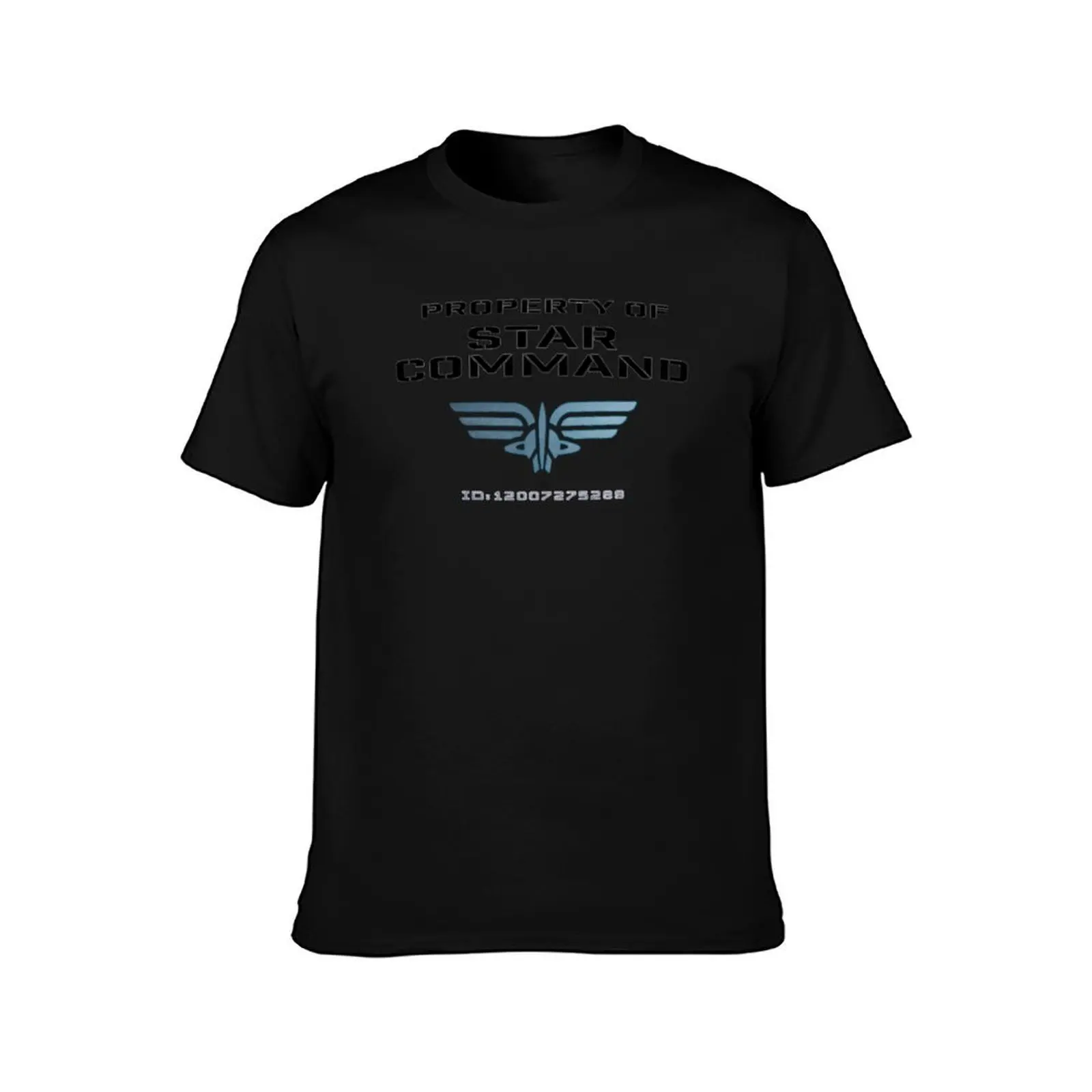 Star Command Buzz T-Shirt, Summer Casual Cotton Tee, Oversized Streetwear Tops, Vintage Graphic Print, Loose Fit Short Sleeve