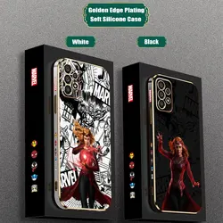 Custodia Marvel Wanda Scarlet Witch per Samsung Galaxy A55 A54 A53 A52 A52S A51 A73 A72 A71 A42 A35 A34 A33 A32 A31 A25 A24 5G Cover