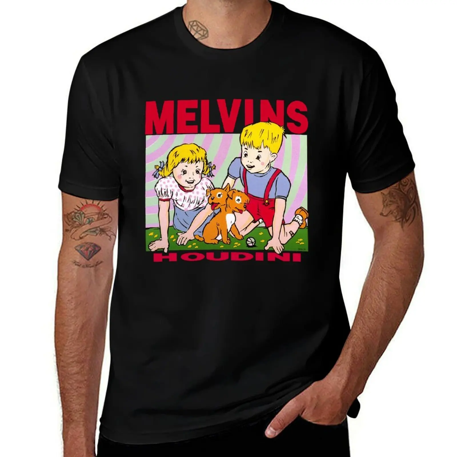 summer quality man t shirt T-Shirt houdini Melvins man cotton t shirts shirts t cotton high