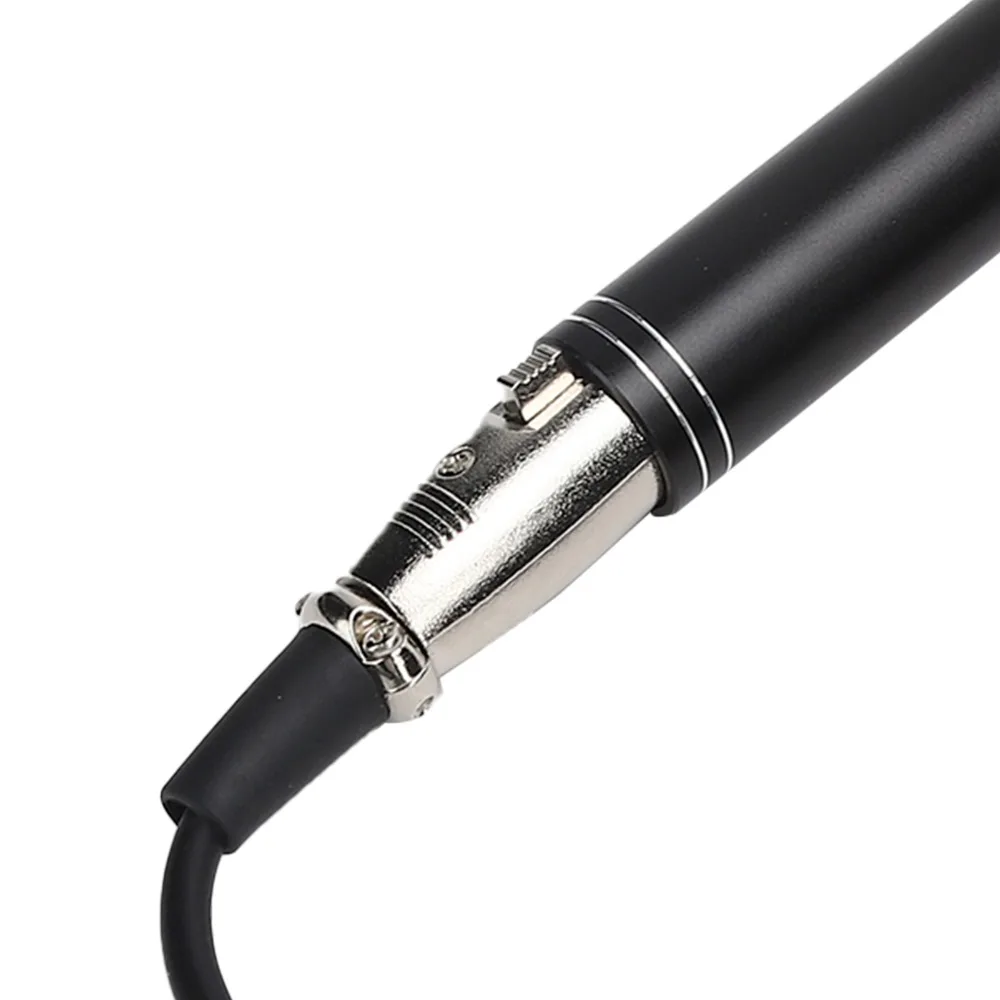 

Mini Portable Black Interview Microphone High Sensitivity Wired Connection Camera Microphone Recording Microphone DSLR Camera
