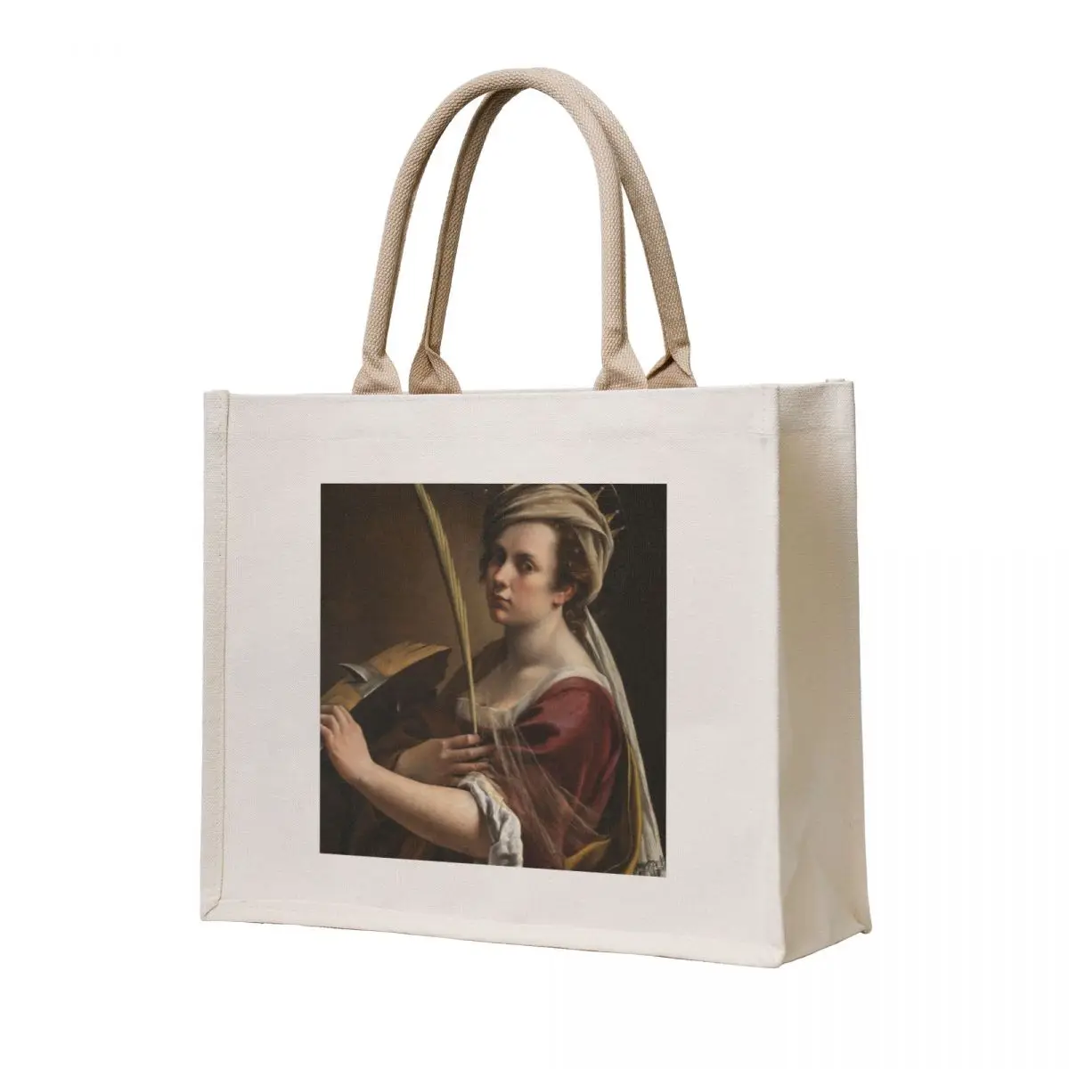

Artemisia Gentileschi Self Portrait as Saint Catherine of Alexandria Tote Bag hand bag handbag cute tote bag tote bags men