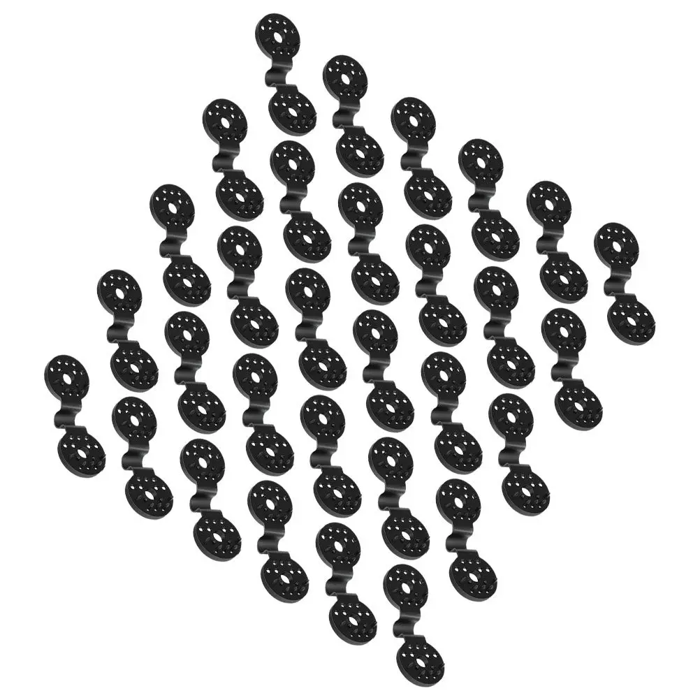 

100 шт. Зажимы для тентов, сверхпрочные пластиковые фиксаторы для палаток, аксессуары для кемпинга, уличные зажимы для палаток, ветрозащитные фиксаторы-фиксаторы для крепления